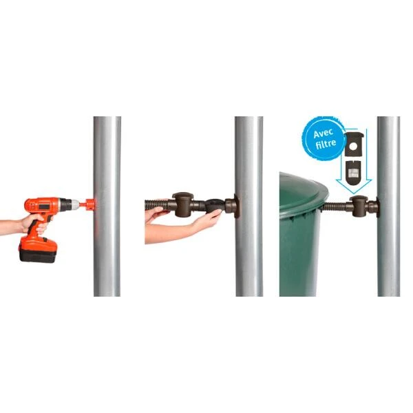 Vulautomaat Regenton Speedy Met Filter - Grijs 5 Vulautomaat Regenton Speedy Met Filter - Grijs - Afbeelding 3