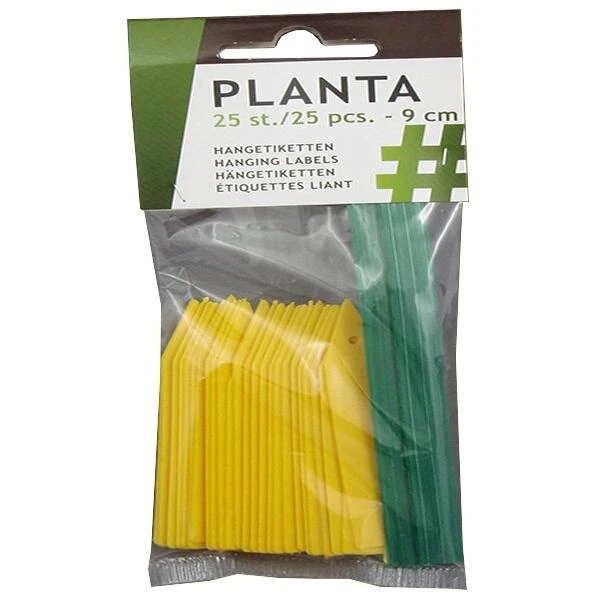 Hangetiketten - Geel - Set Van 25 Stuks 3 Hangetiketten - Geel - Set Van 25 Stuks