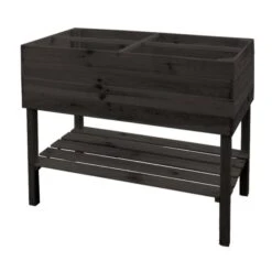 Kweekbak Verhoogd - Antraciet Grijs 100 × 50 × 80 Cm