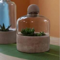 ESSCHERT DESIGN Kweekstolp Glas Op Betonbasis 9 ESSCHERT DESIGN Kweekstolp Glas Op Betonbasis -Gardena Winkel kweekstolp glas op betonbasis 1628768694 1 600