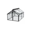 Vitavia Gaia Jumbo Miniserre Aluminium Zwart - 83 × 119 Cm - 0,99 M² -Gardena Winkel miniserre gaia jumbo gehard glas 1660739251 1 600