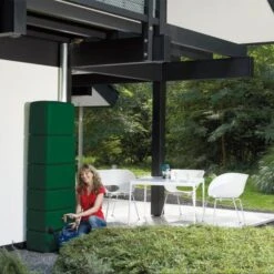 Regenton Slim Muurmodel 300 L - Groen -Gardena Winkel regenton slim muurmodel 300 l groen kraantje 1556805072 2 600