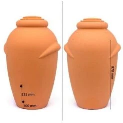 Regenton Terracotta - 360 Liter -Gardena Winkel regenton terracotta 360 liter 1484062132 4 600