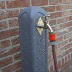 Waterzuil Met Kraan En Aansluiting - Grijs 8 Waterzuil Met Kraan En Aansluiting - Grijs -Gardena Winkel tuinpaal met waterkraan 1498043411 1 600