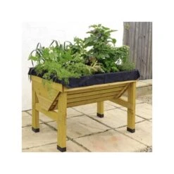 Vegtrug Verhoogde Kweektafel - 1 × 0,8 × 0,8 M -Gardena Winkel vegtrug 1 m 1484054491 3 600