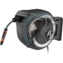 Wandslangenbox GARDENA RollUp Wit - M/L - 25 M -Gardena Winkel wandslangenbox gardena rollup wit ml 1651154526 5 600
