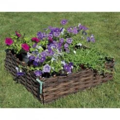Wilgentenen Plantenbed - 60 × 60 × 20 Cm -Gardena Winkel wilgentenen plantenbed large 1484056225 2 600
